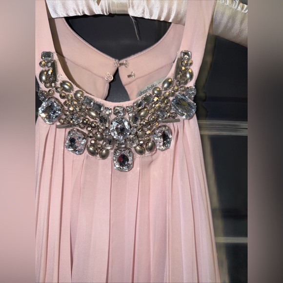 Charlotte Russe Light Pink Embellished Party Dress - Picture 4 of 11